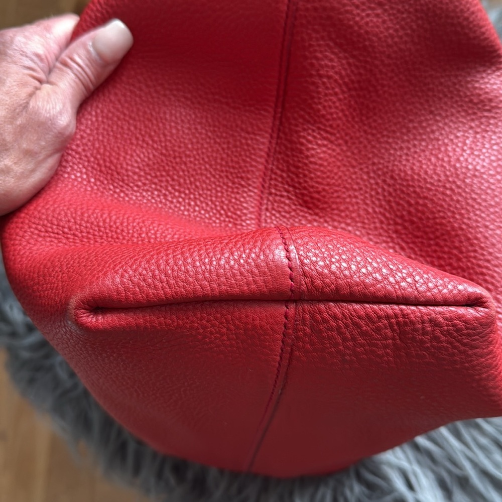 Authentic Prada red leather bag🍒 - Picture 11 of 14